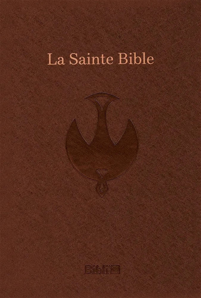 Bible à la Colombe Segond 1978, brune - couverture souple, flexa