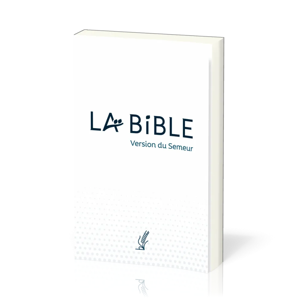 Bible Semeur 2015 compacte, couverture souple blanche - tranche blanche