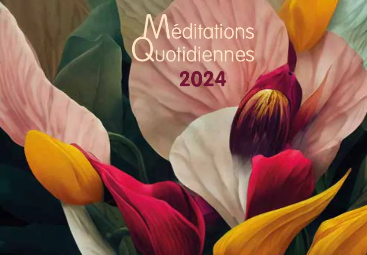 Méditations quotidiennes - Calendrier à suspendre et à effeuiller - 2024 ::  au jardin du Livre