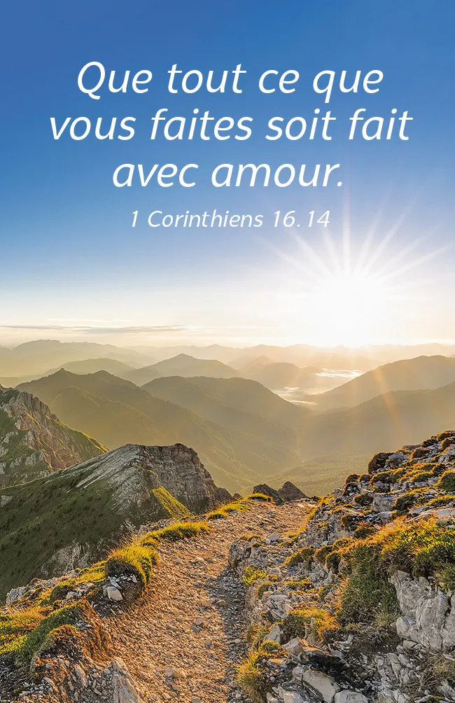 Paysage - Calendrier format carte de crédit