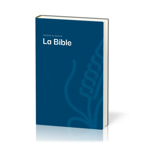 Bible Semeur 2015 compacte, couverture rigide bleue, tranche blanche