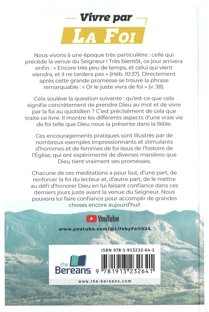 Vivre par la foi, prendre Dieu au mot