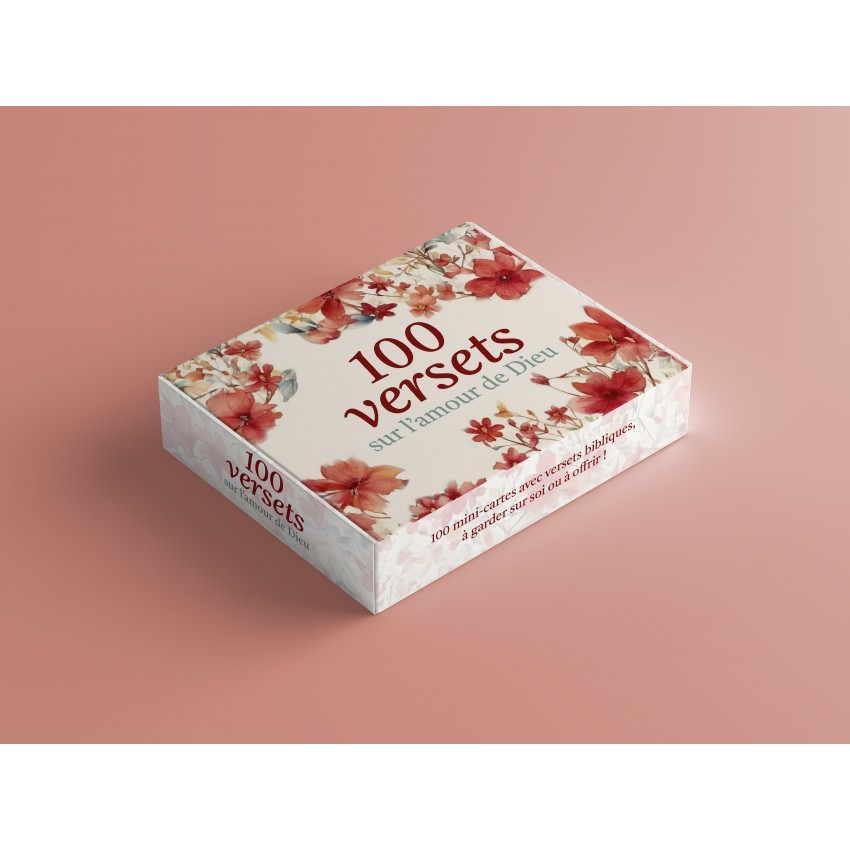 Coffret de 100 versets - sur l'amour de Dieu