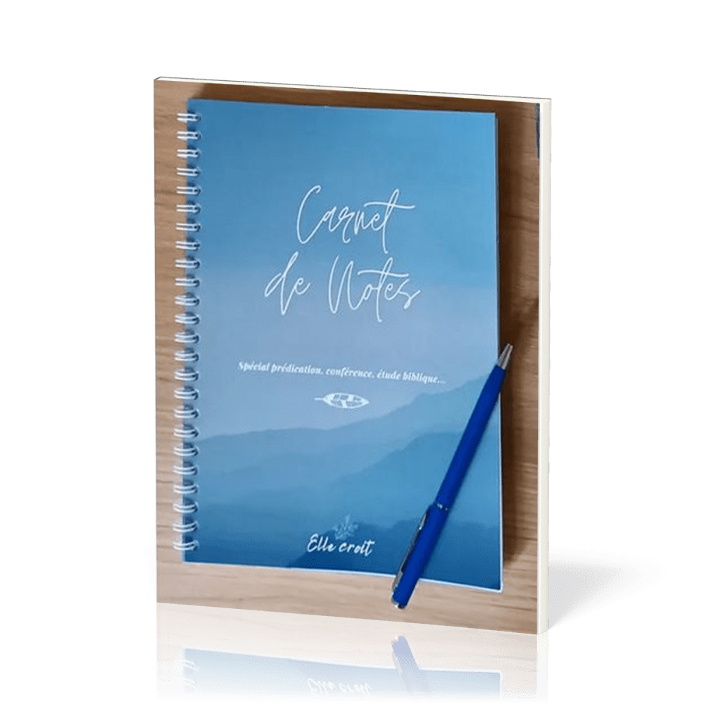 Carnet de notes - Spécial prédication, conférence, étude biblique, …