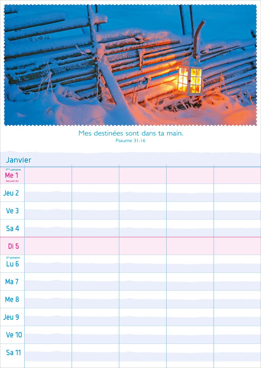 Multiplanning - Calendrier mural