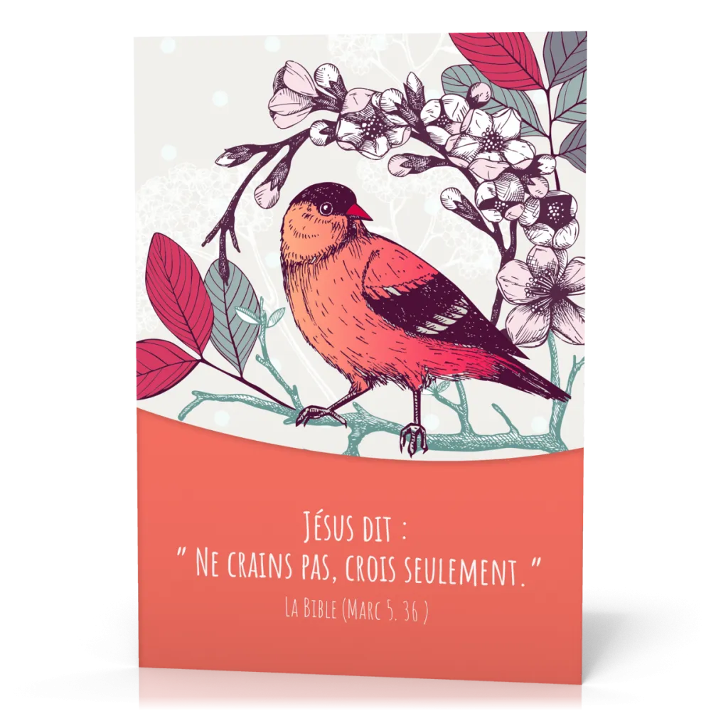 Ne crains pas, crois seulement - Marc 5.36 - Affiche / Poster