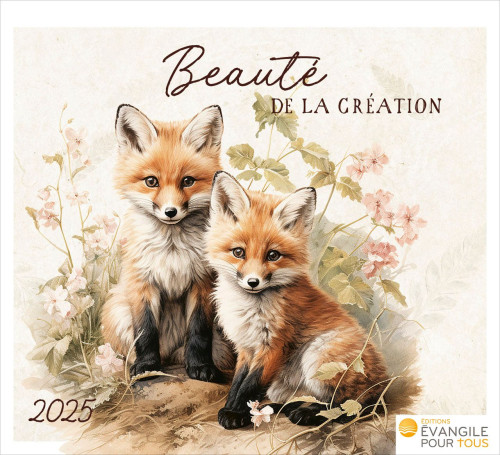 Beauté de la Création - Mini calendrier de table