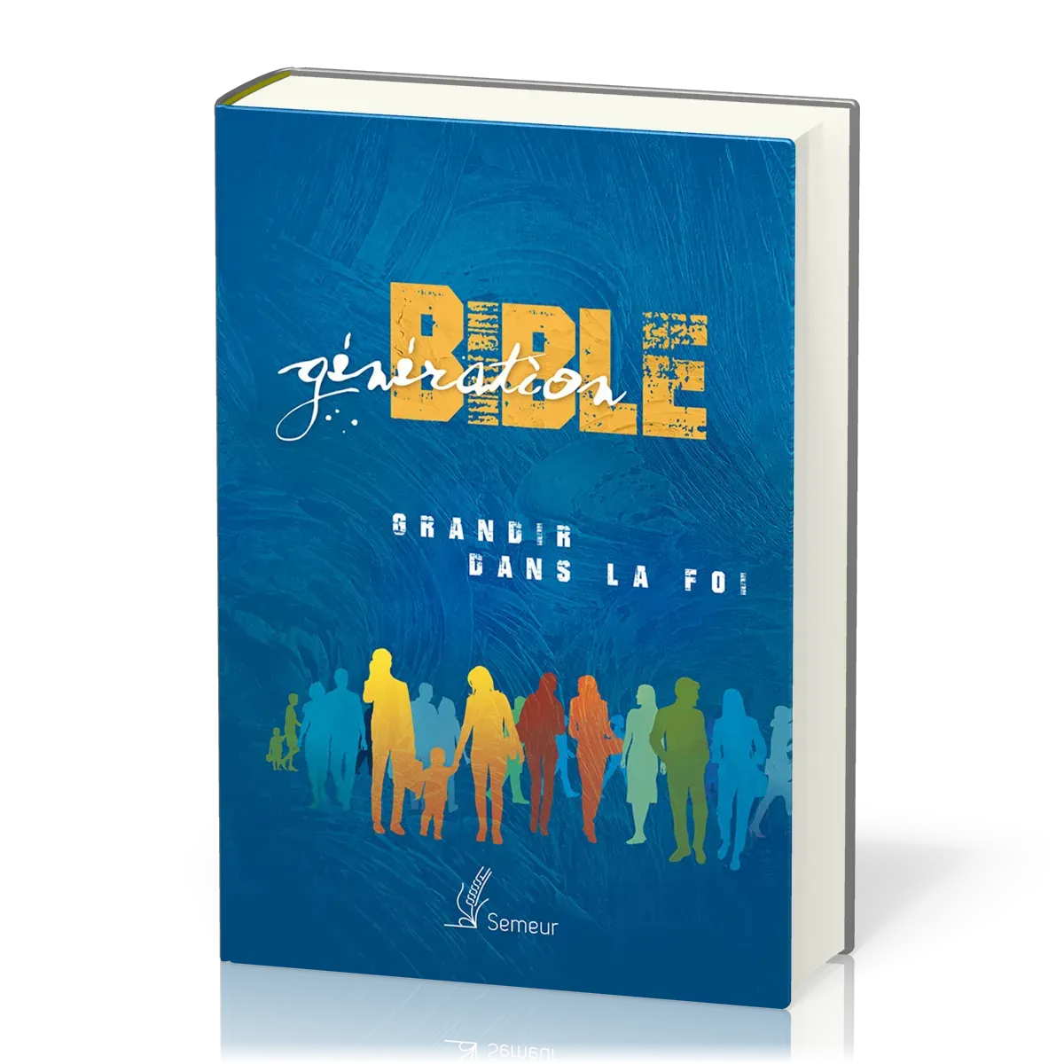 Bible d'étude Semeur, rigide bleue - Génération - Grandir dans la foi