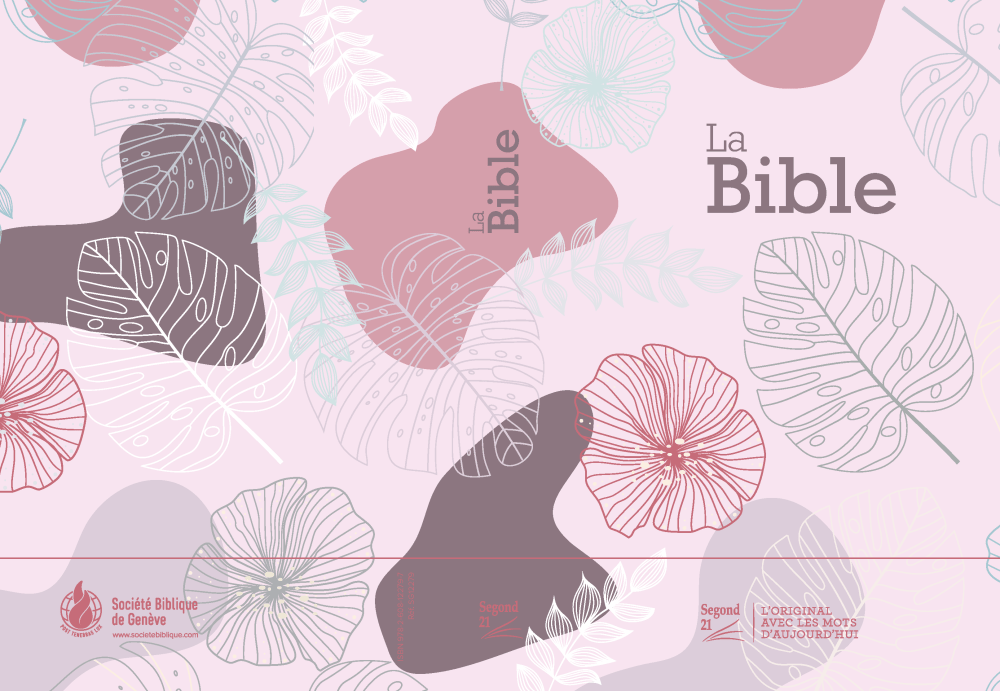 Bible Segond 21 compacte (premium style) - couverture souple toilée couleur rose bonbon, avec...