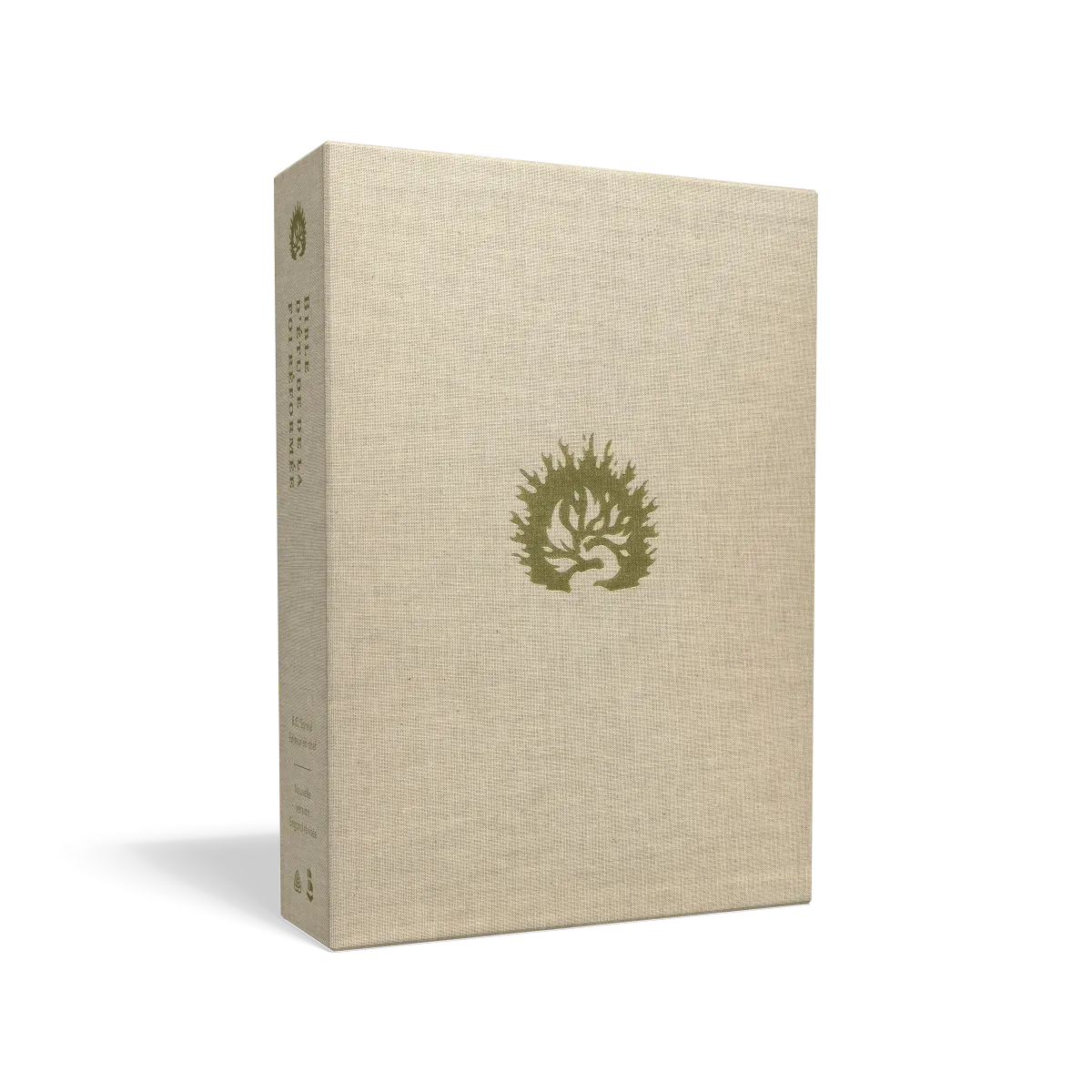 Bible d’étude de la foi réformée - Bleu marine, Similicuir, tranches argentées, un signet