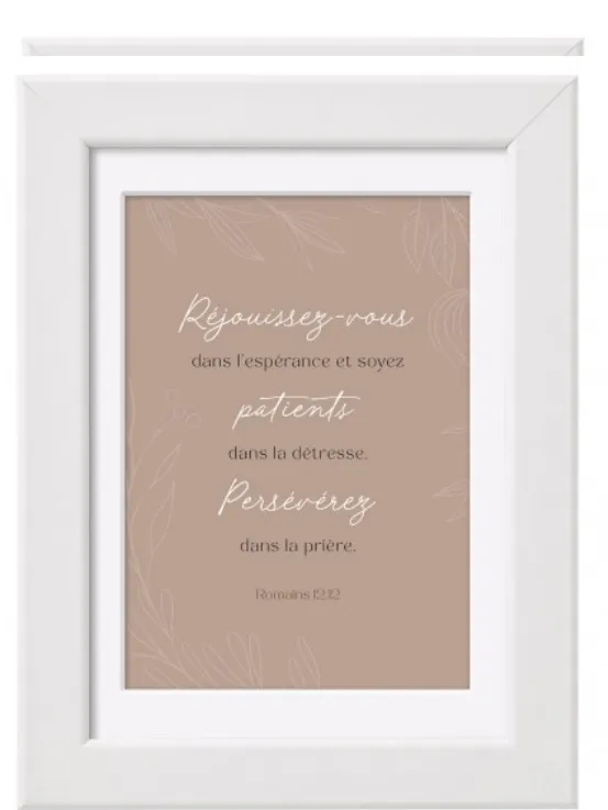 Mini-cadre déco - Réjouissez-vous dans l'espérance
