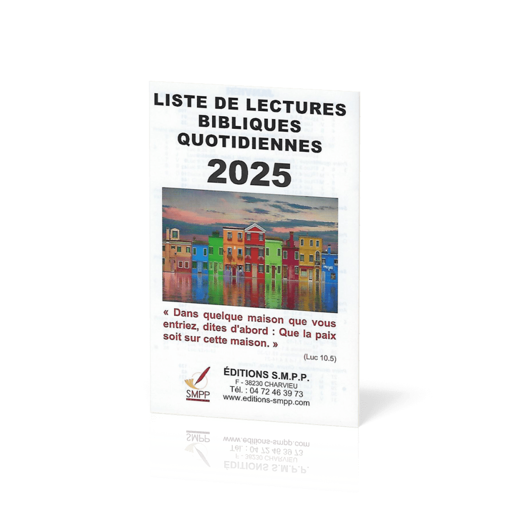 Liste de lectures bibliques 2026