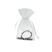 Bracelet de perles "Croix" noir