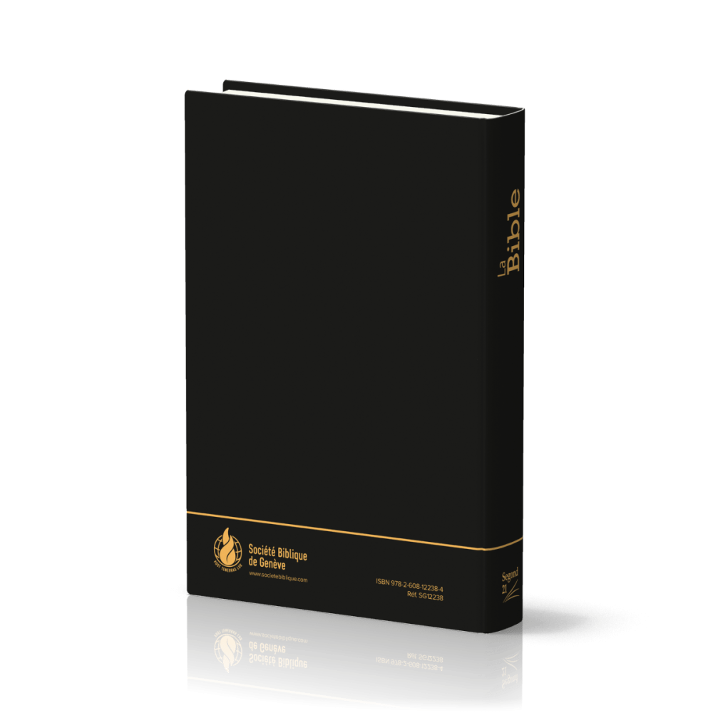 Bible Segond 21 compacte - couverture rigide Skivertex noire