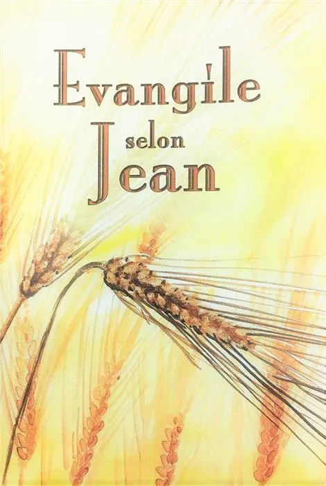 Évangile selon Jean, Segond Esaie 55 couverture épi d'orge - 10 x 15 cm