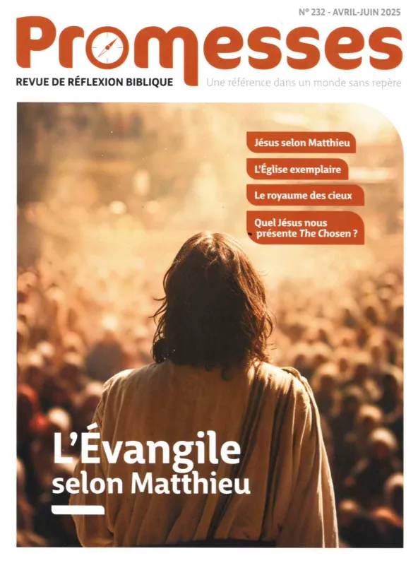 Revue Promesses n°232 2vangile Matthieu