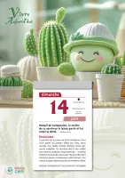 Vivre aujourd'hui - calendrier éphéméride, à suspendre et effeuiller, grande plaque