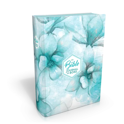 Bible Segond 21 Journal de bord - couverture rigide, toile imprimée motifs, jaspage