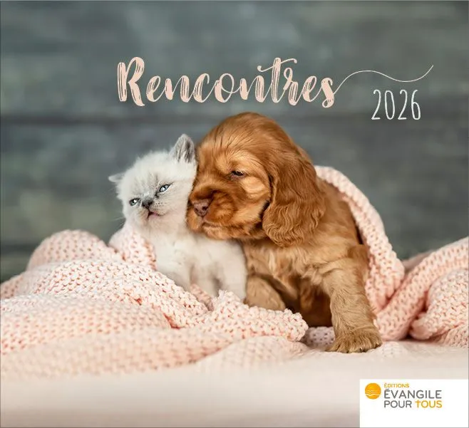 Rencontres - Mini calendrier de table