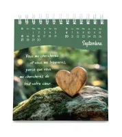 De tout cœur - calendrier de table