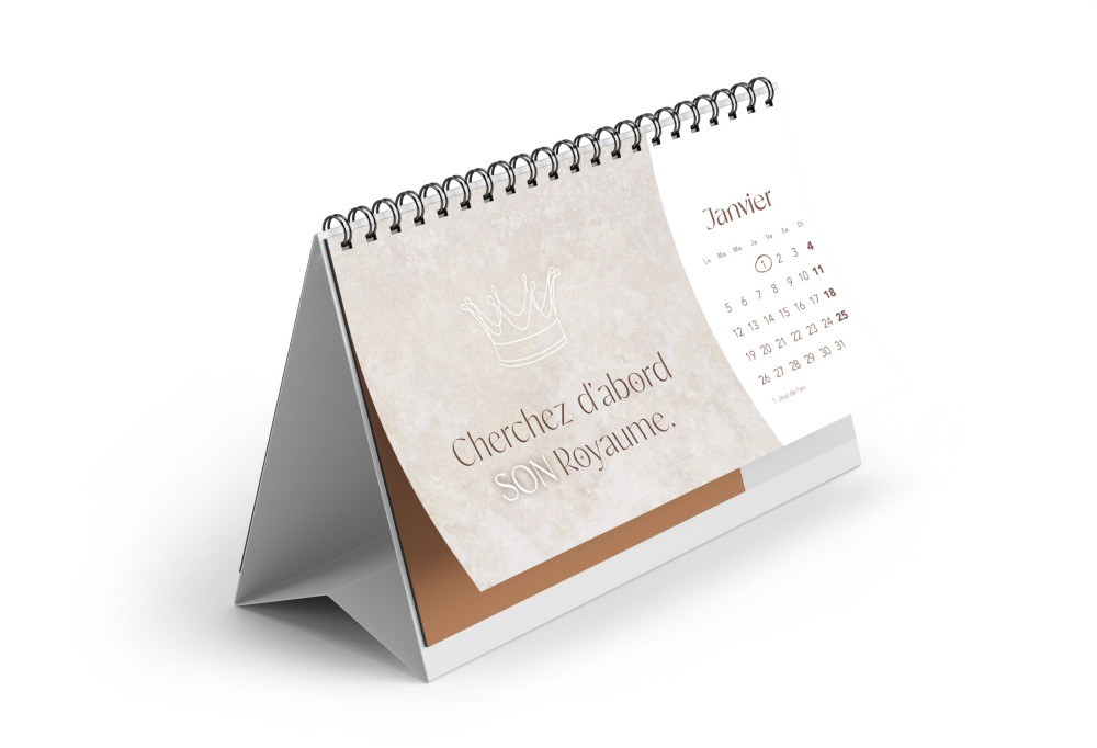 Vivre en Sa Présence - Calendrier de bureau