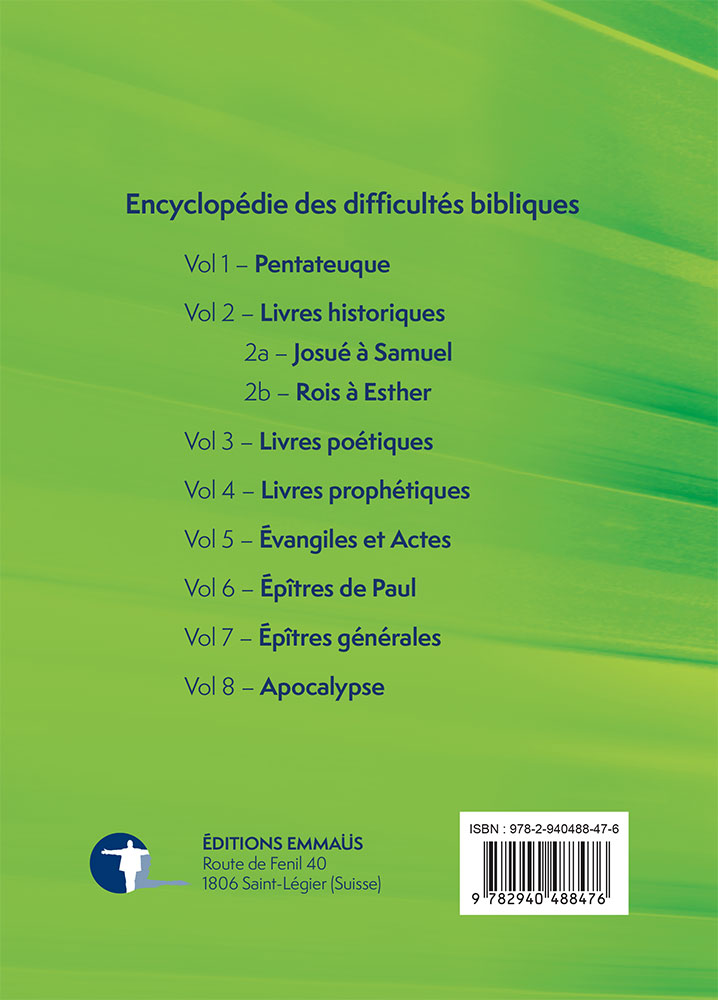 Épîtres Générales (Les) - Encyclopédie des difficultés bibliques 7 [broché]