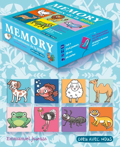 Memory des animaux de la Bible - Jeu de mémoire