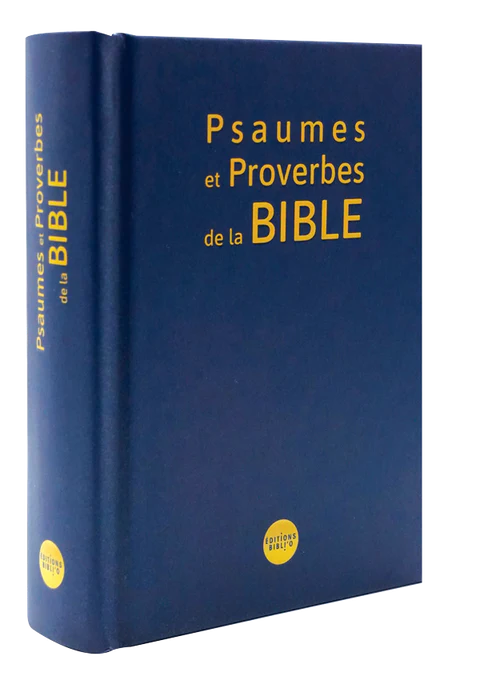 Psaumes et proverbes de la Bible-trad. Parole de vie, petit format relié bleu