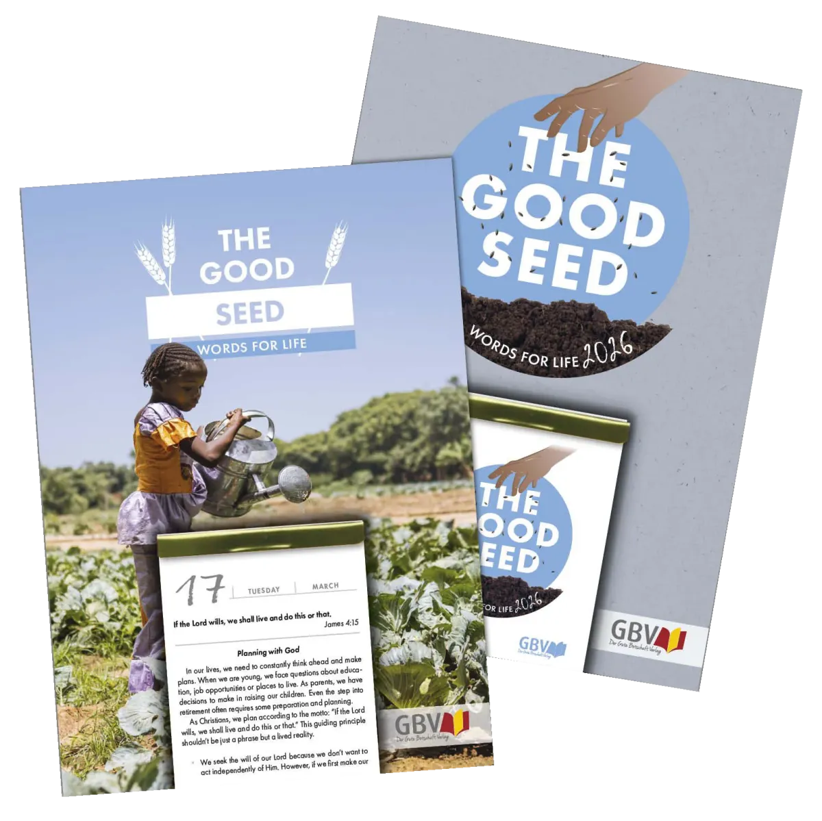 Anglais, Calendrier La Bonne Semence à effeuiller - calendrier éphéméride The Good Seed