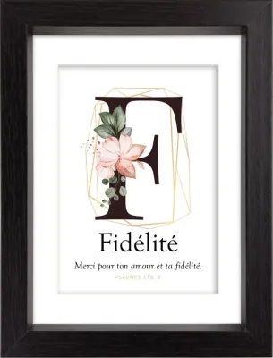Mon Cadre Inspiration - F comme Fidélité