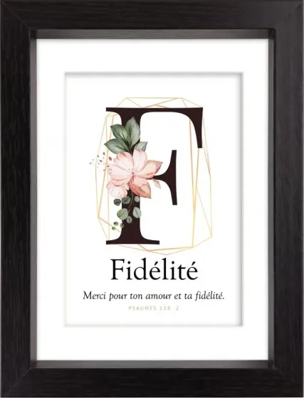 Mon Cadre Inspiration - F comme Fidélité