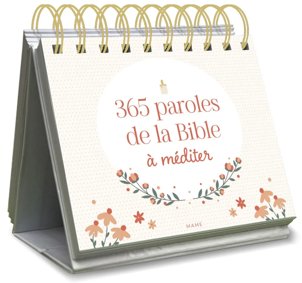 365 paroles de la Bible à méditer - Chevalet à spirales sous coffret