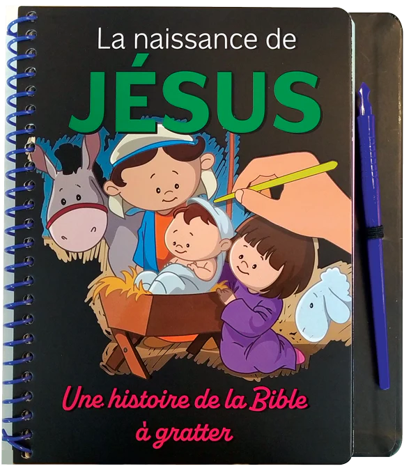 Naissance de Jésus (La) - Une histoire de la Bible à gratter Naissance de Jésus (La) - Une histoire de la Bible à gratter