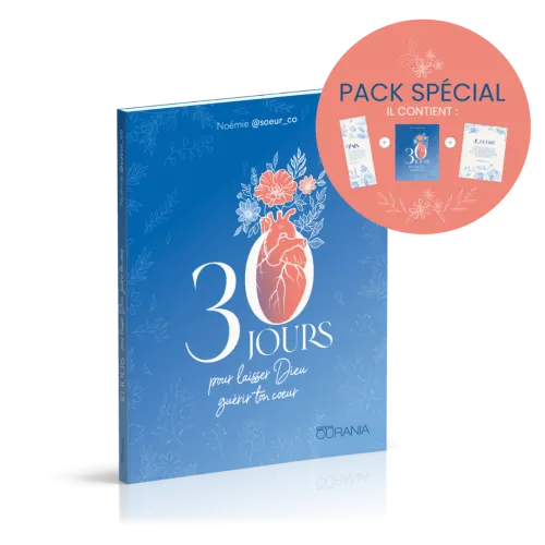 30 jours pour laisser Dieu guérir ton coeur - Pack