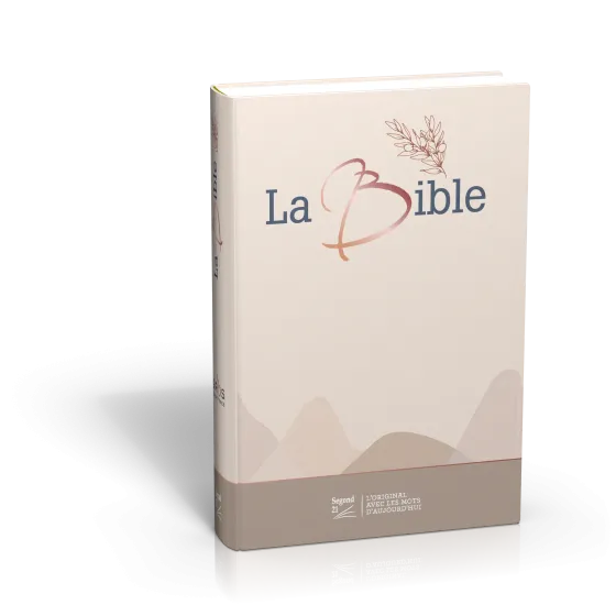 Bible Segond 21, gros caractères, - modèle rigide toilé matelassé - La Maison de la Bible x Sœur_co
