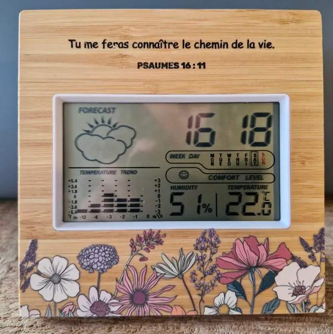 Station Météo Psaumes 16.11 - « Tu me feras connaître le chemin de la vie. » Psaumes 16.11