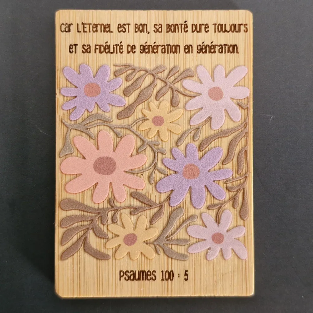 Magnet bambou - Psaumes 100:5
