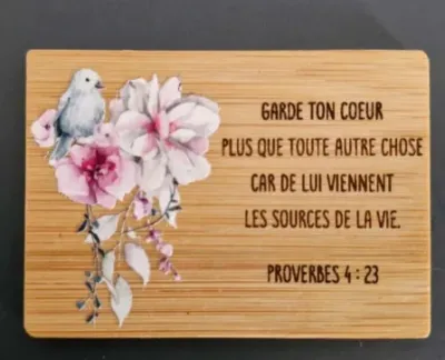 Magnet bambou – Proverbes 4 : 23