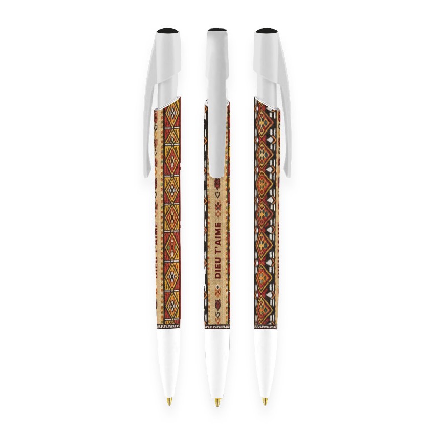 Stylo « Dieu t'aime » - collection Madagascar