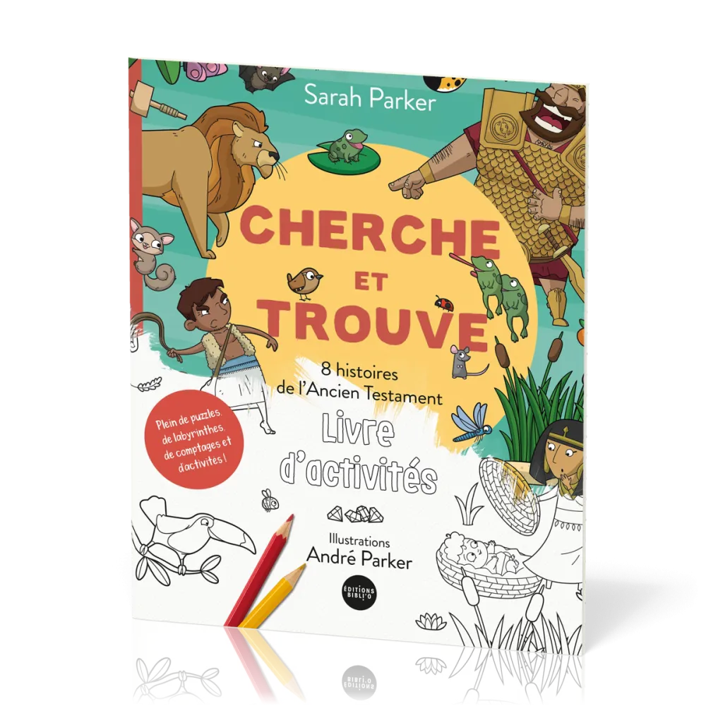 Cherche et trouve, livre d’activités - 8 histoires de l’Ancien Testament