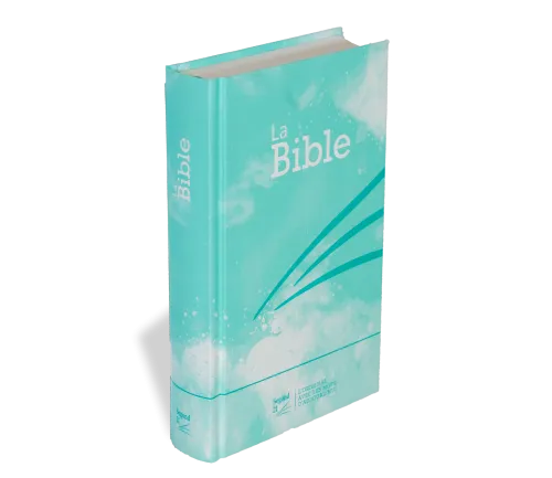 Bible Segond 21 compacte - couverture rigide motif bleu turquoise