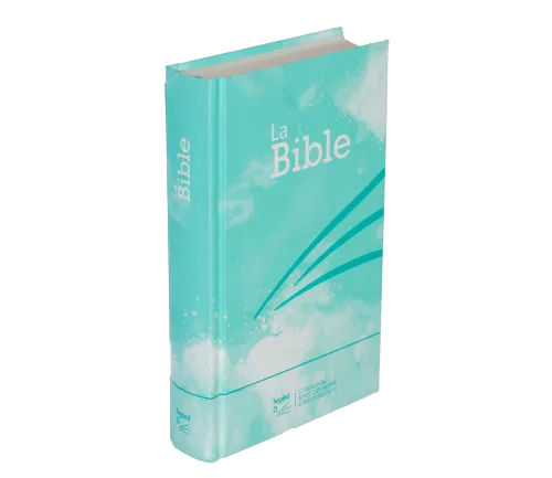 Bible Segond 21 compacte - couverture rigide motif bleu turquoise