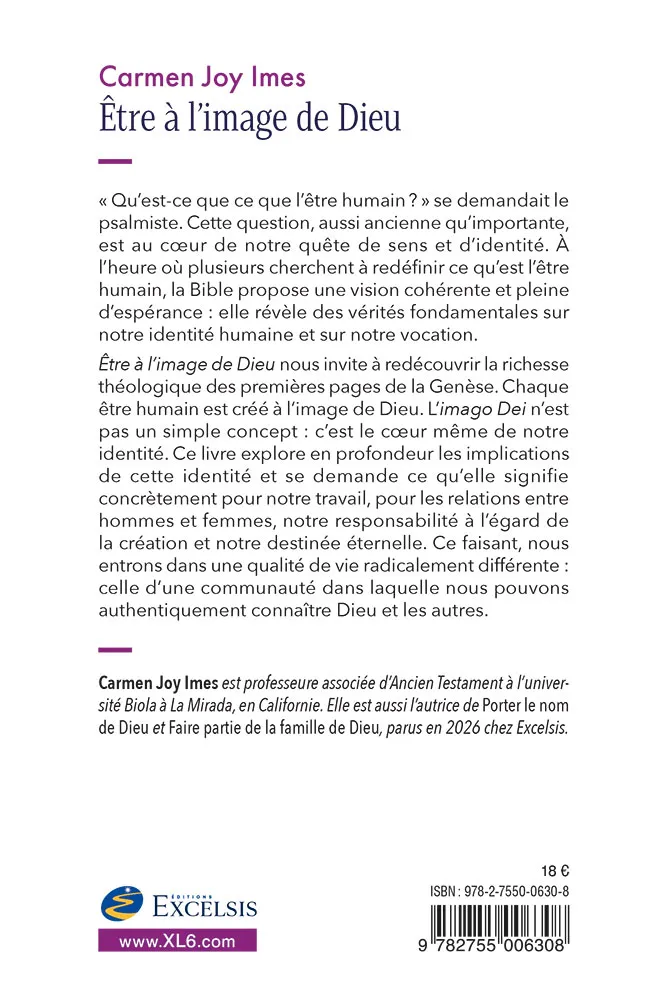 Être à l’image de Dieu - Trouver notre vraie place dans le monde