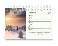 Tu m'accompagnes - calendrier de table