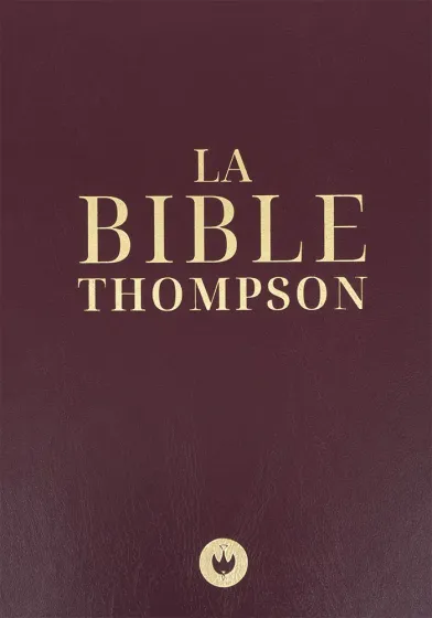 Bible Thompson Colombe, bordeaux - couverture rigide