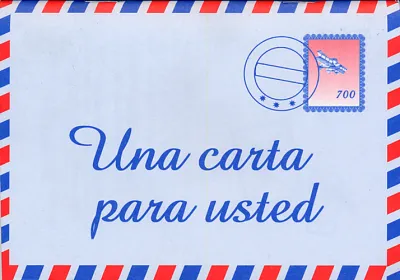 Espagnol, Une lettre pour vous
