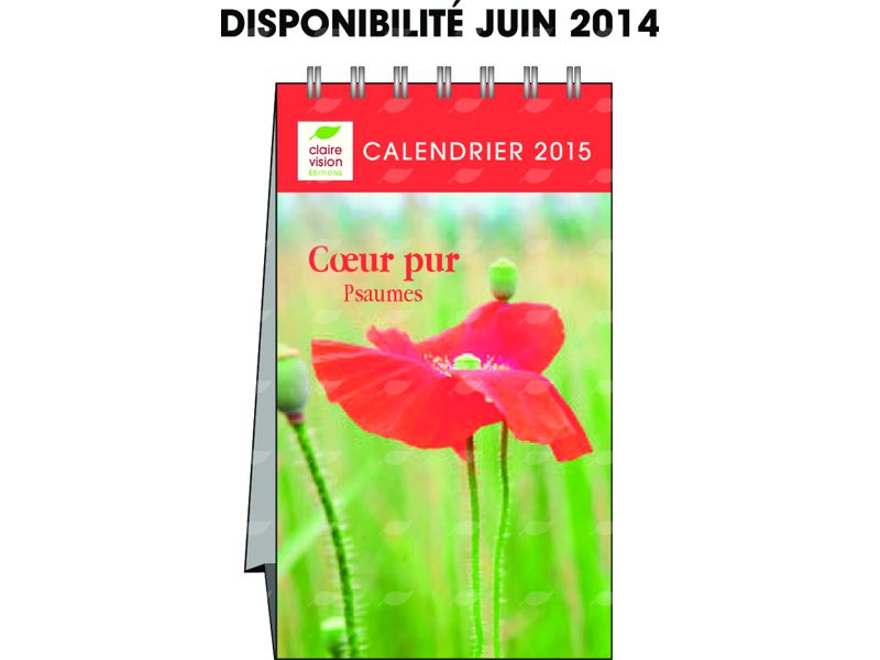 COEUR PUR PSAUMES, MINI CALENDRIER