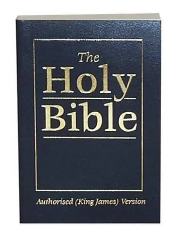 Anglais, Bible King James Version, bleue (Royal Ruby Text) - broché souple