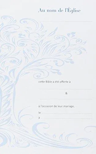 Au nom de l'Église - livret de mariage, moyen format