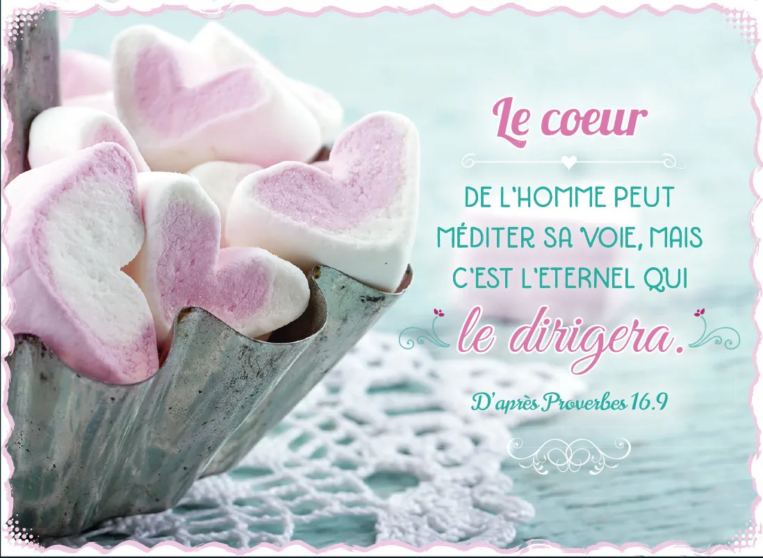 Magnet « Le cœur de l'homme peut méditer sa voie […] » - Pr 16.9